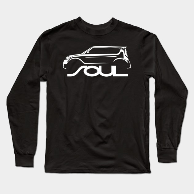 Kia Soul Outline Long Sleeve T-Shirt by Nohjangnim